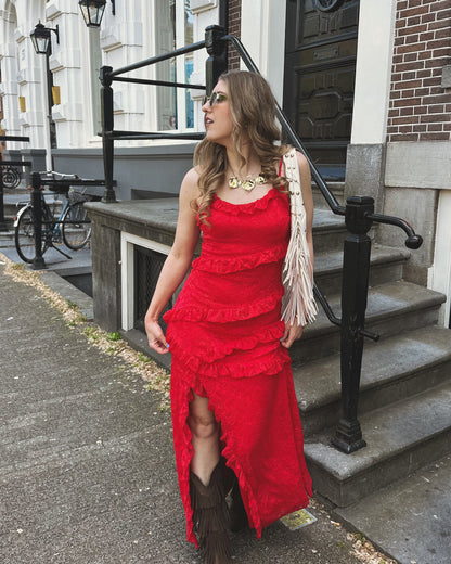 Harper & Yve Sammie jurk rood