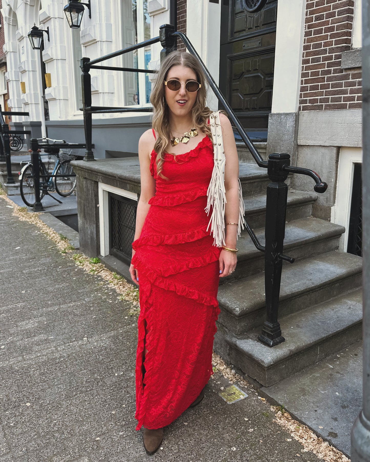 Harper & Yve Sammie jurk rood