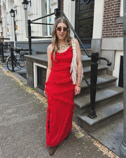Harper & Yve Sammie jurk rood