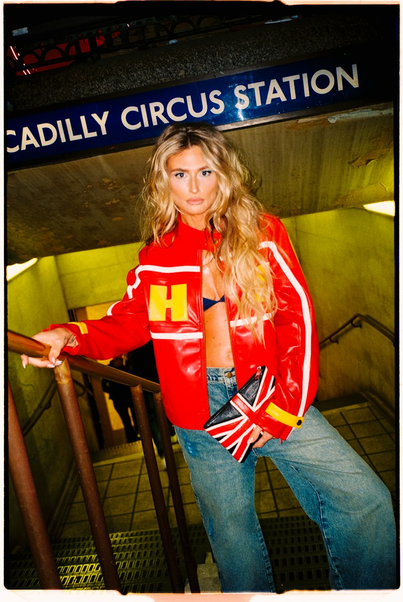 Harper & Yve Tessa race jacket red yellow