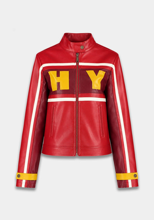 Harper & Yve Tessa race jacket red yellow