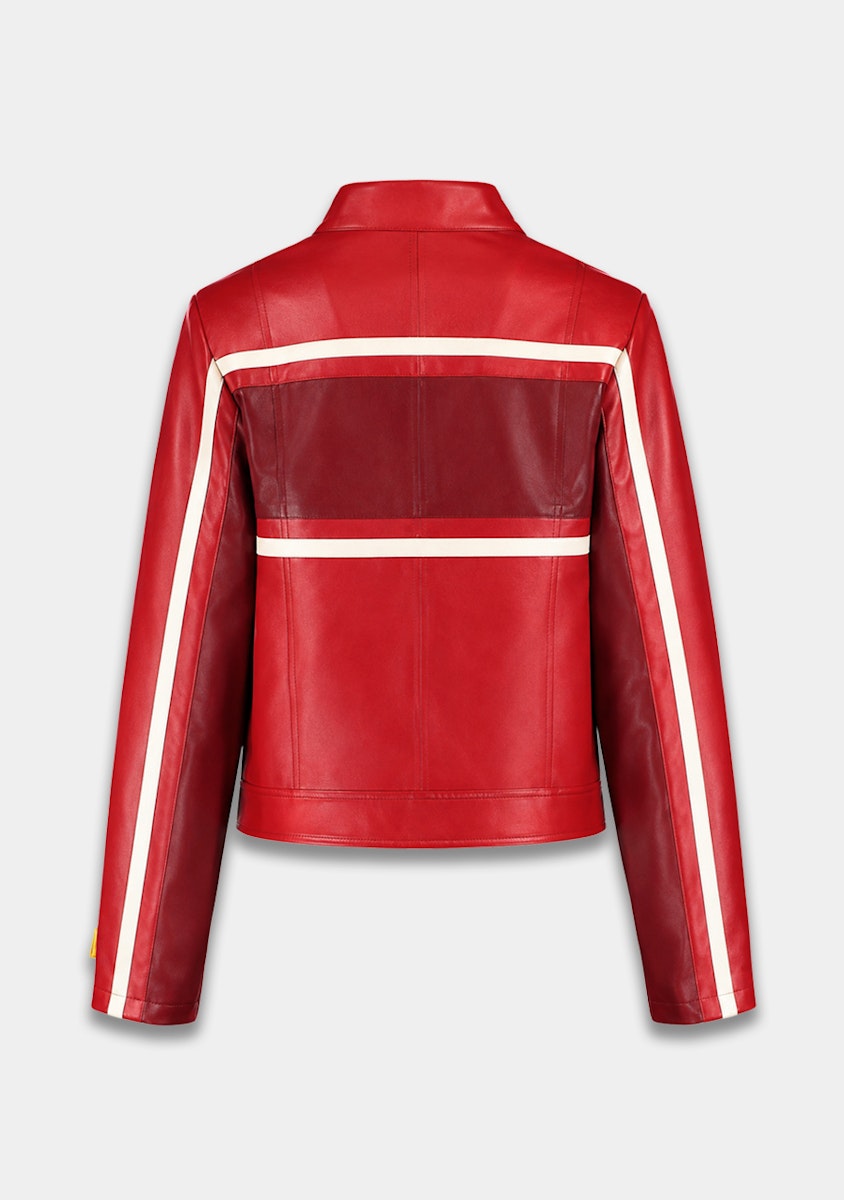 Harper & Yve Tessa race jacket red yellow