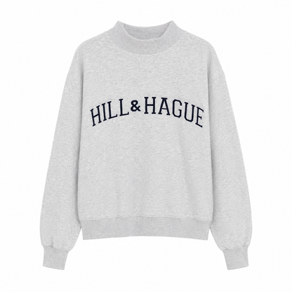 Hill&Hague Melrose Mockneck sweater grey