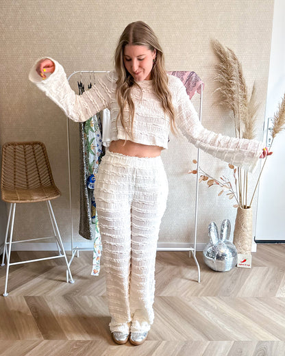 Ruffle broek