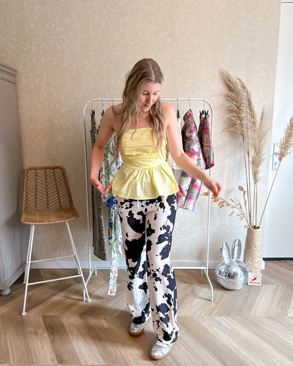 Yellow summer top