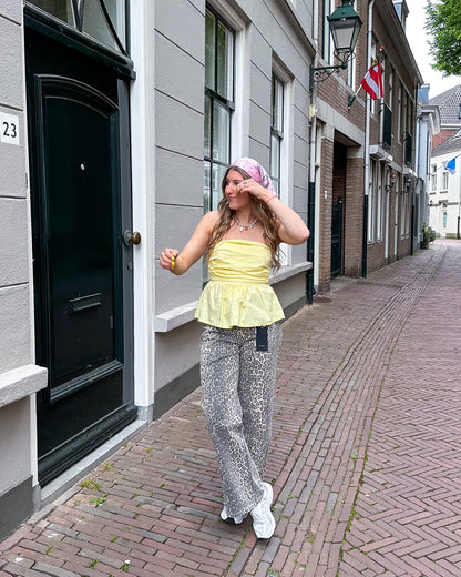 Yellow summer top