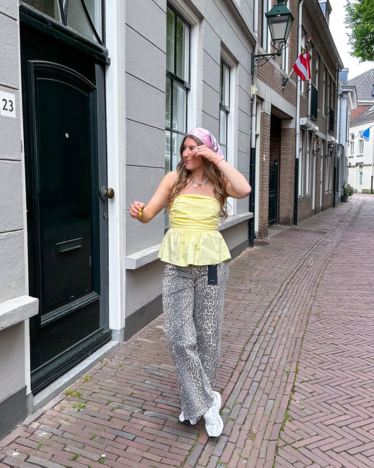 Yellow summer top