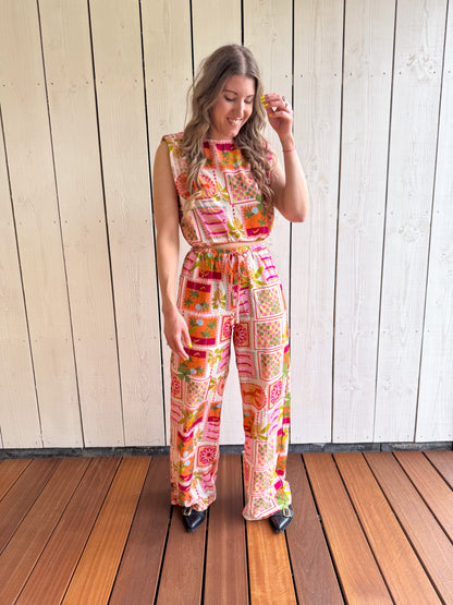 Mediterranean sun top roze