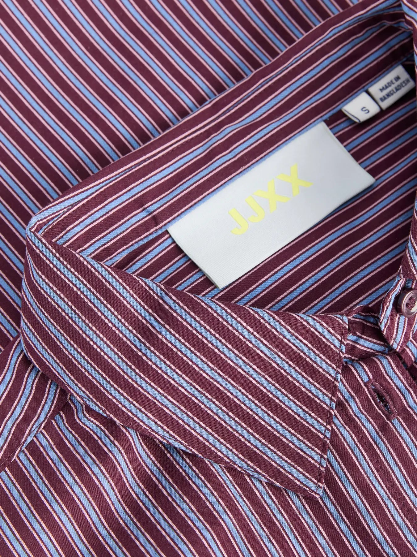 Jamie strepen blouse bordeaux