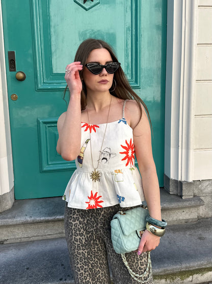 Neverending sunshine lange statement ketting goud