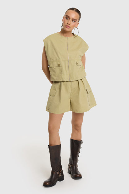 Refined Department NOA gilet army green