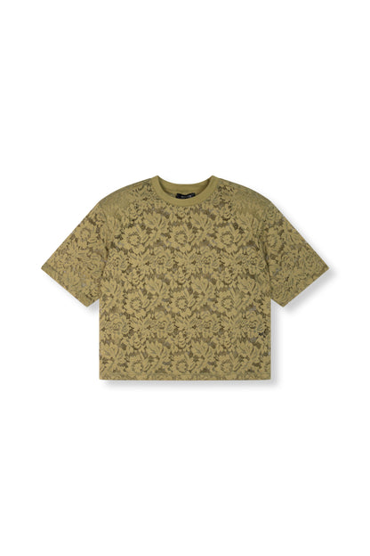 Refined Department ANGIE t-shirt gebloemd army green
