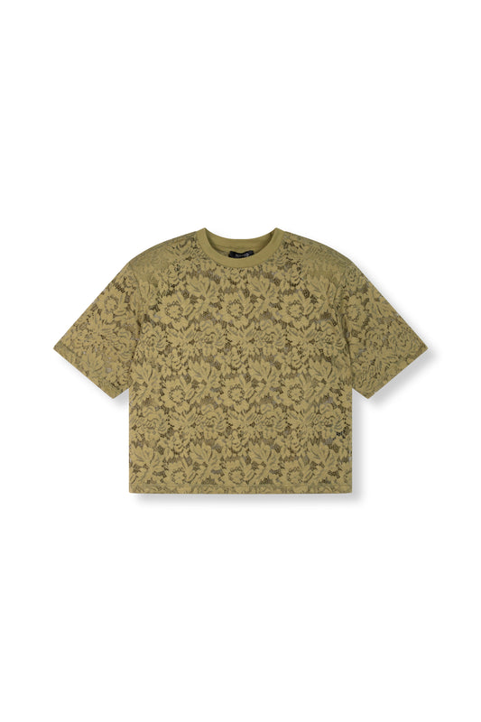 Refined Department ANGIE t-shirt gebloemd army green