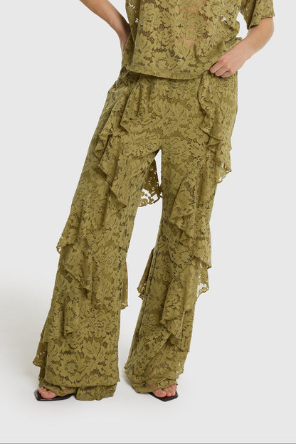 Refined Department AYA pants army green