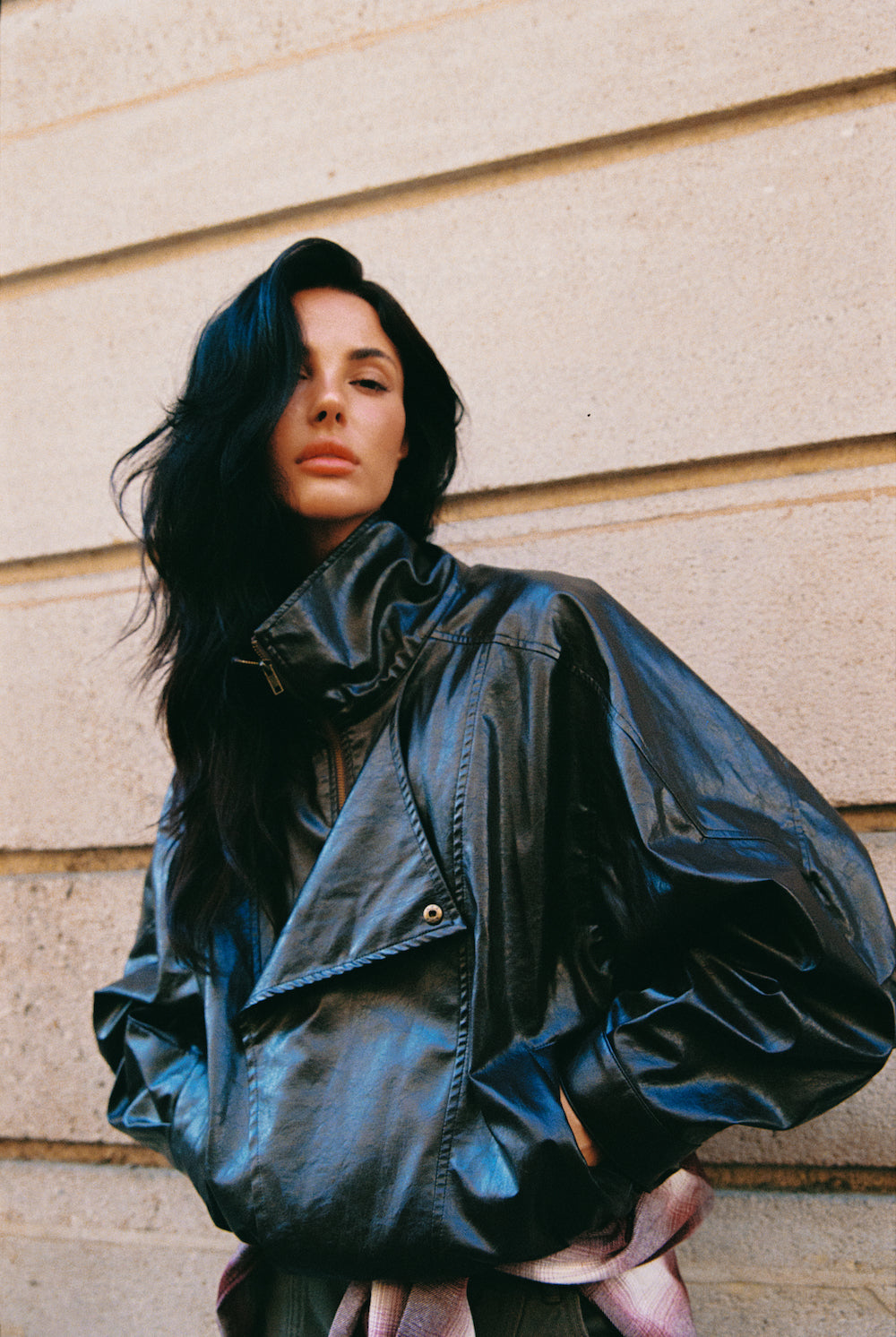 Refined Department Lee biker jacket bruin