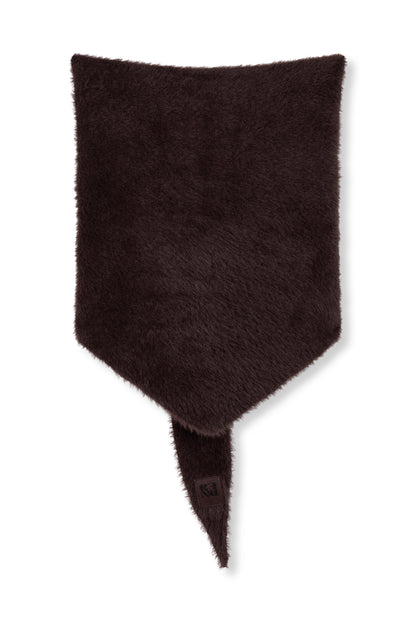 Refined Department Saar triangle scarf brown