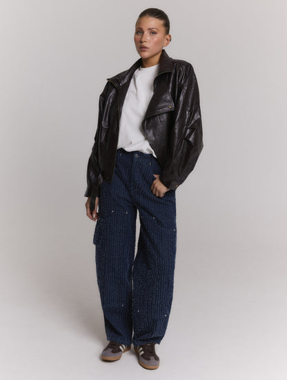 Refined Department Lee biker jacket bruin