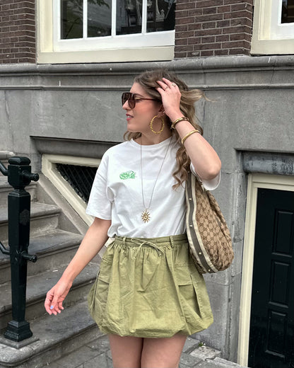 Refined Department MANDY ballonrok groen