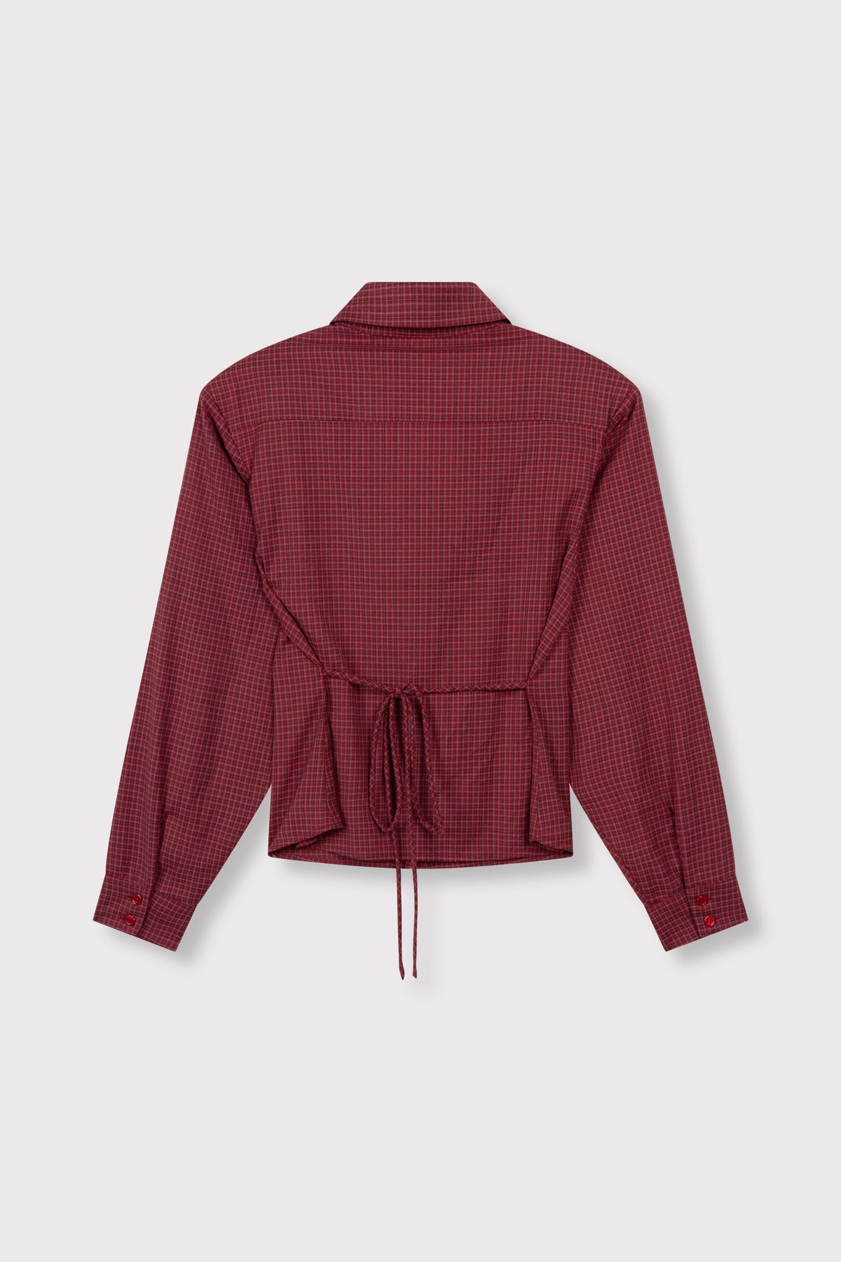 Refined Department PRESLEY checkered blouse rood