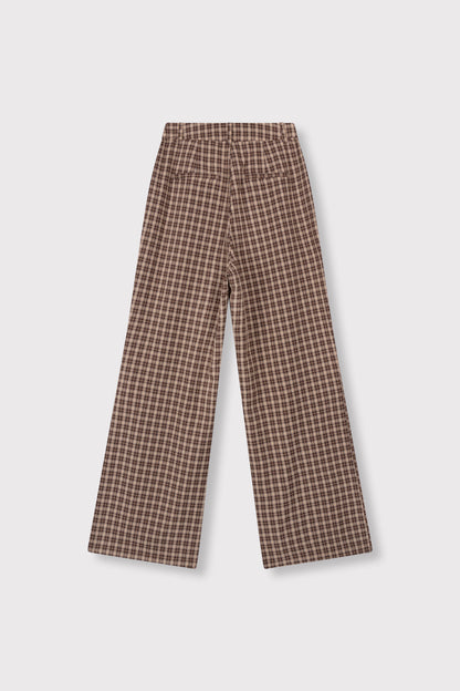 Refined Department PUCK checkered pants bruin