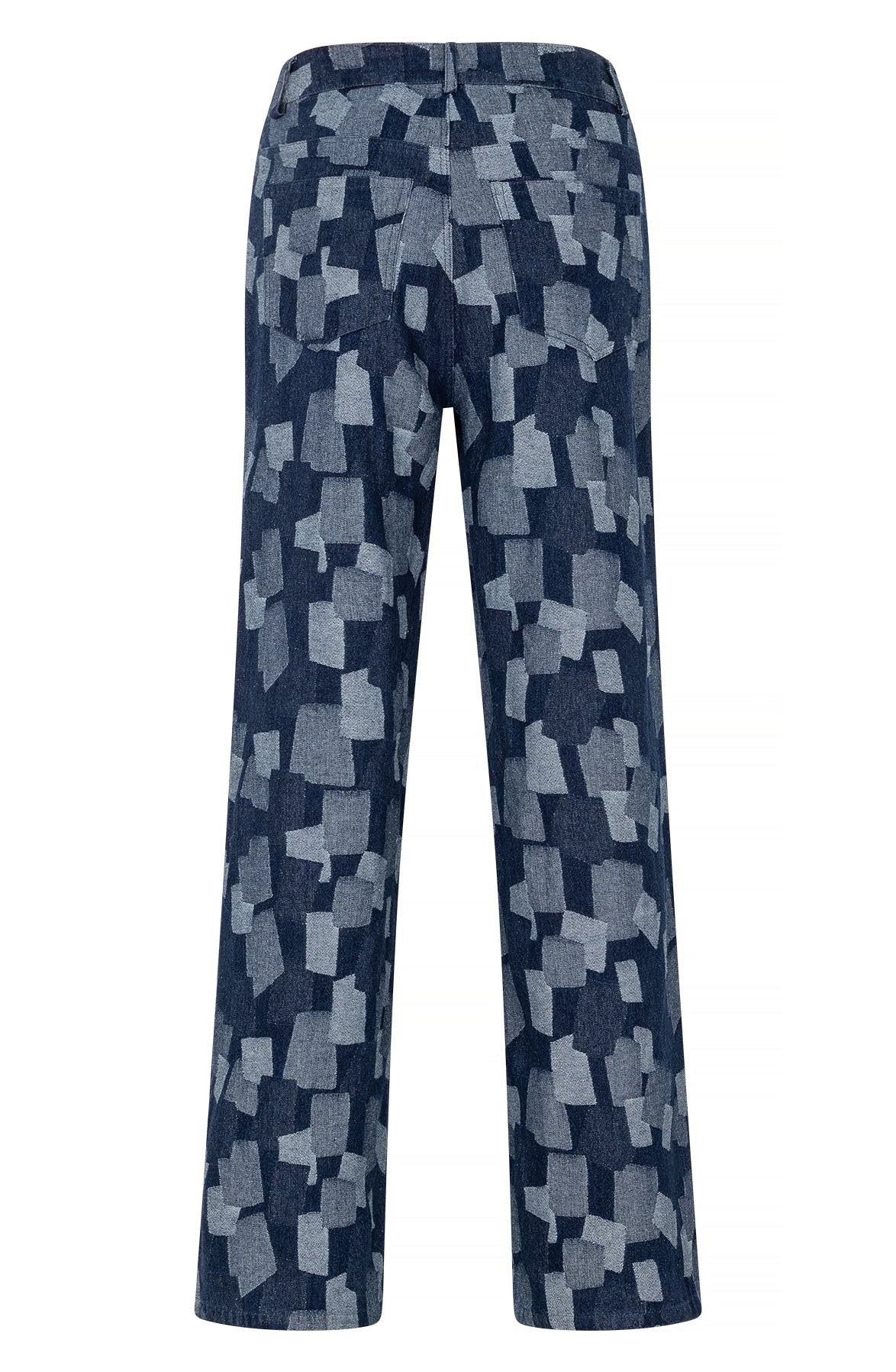 Studio Amaya All Day jeans patches blue