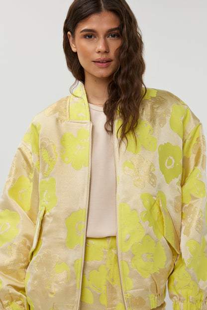 Studio Amaya Fenna bomber jacket geel