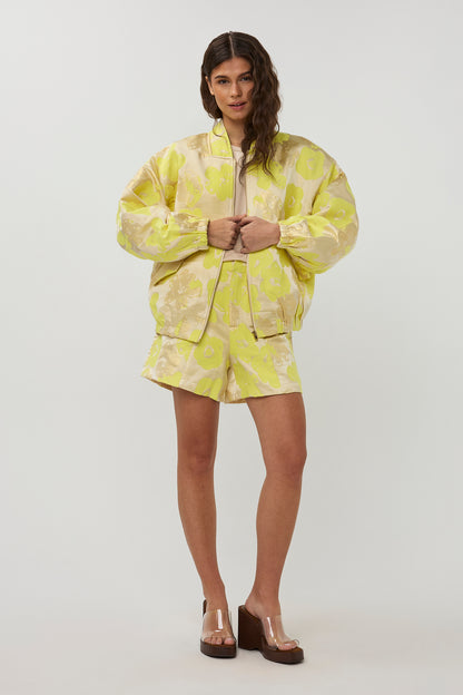 Studio Amaya Fenna bomber jacket geel