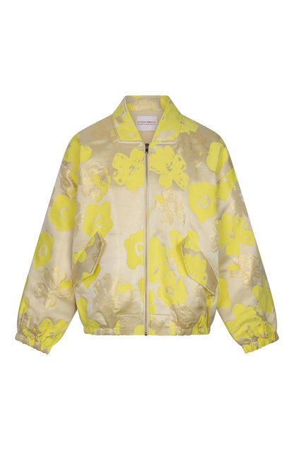 Studio Amaya Fenna bomber jacket geel