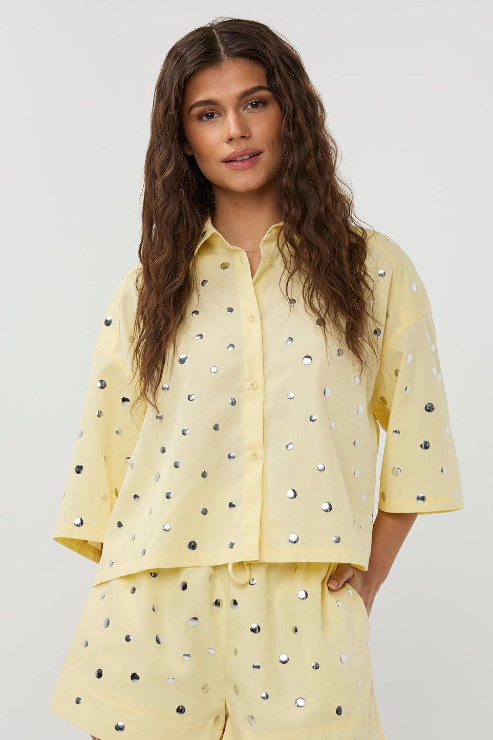 Studio Amaya Mara Blouse butter yellow