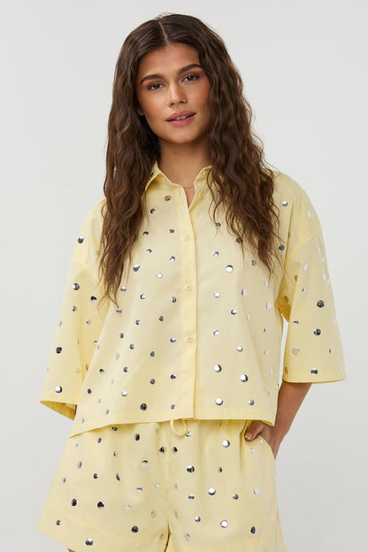 Studio Amaya Mara Blouse butter yellow