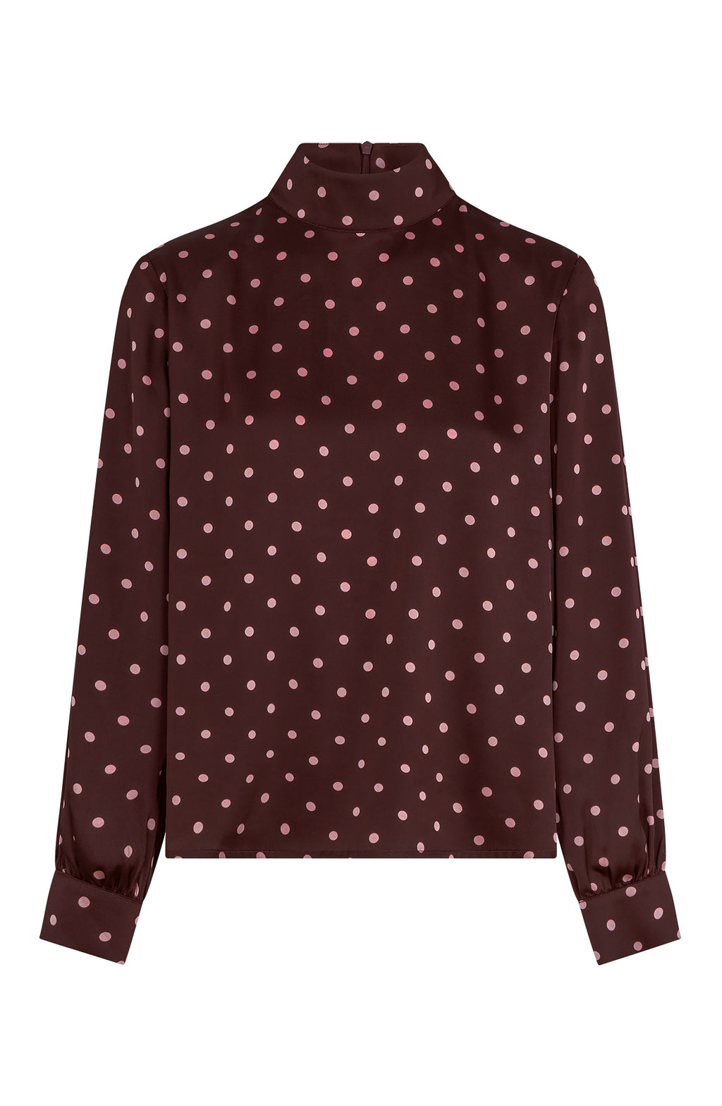 Studio Amaya Selya blouse polkadot bordeaux