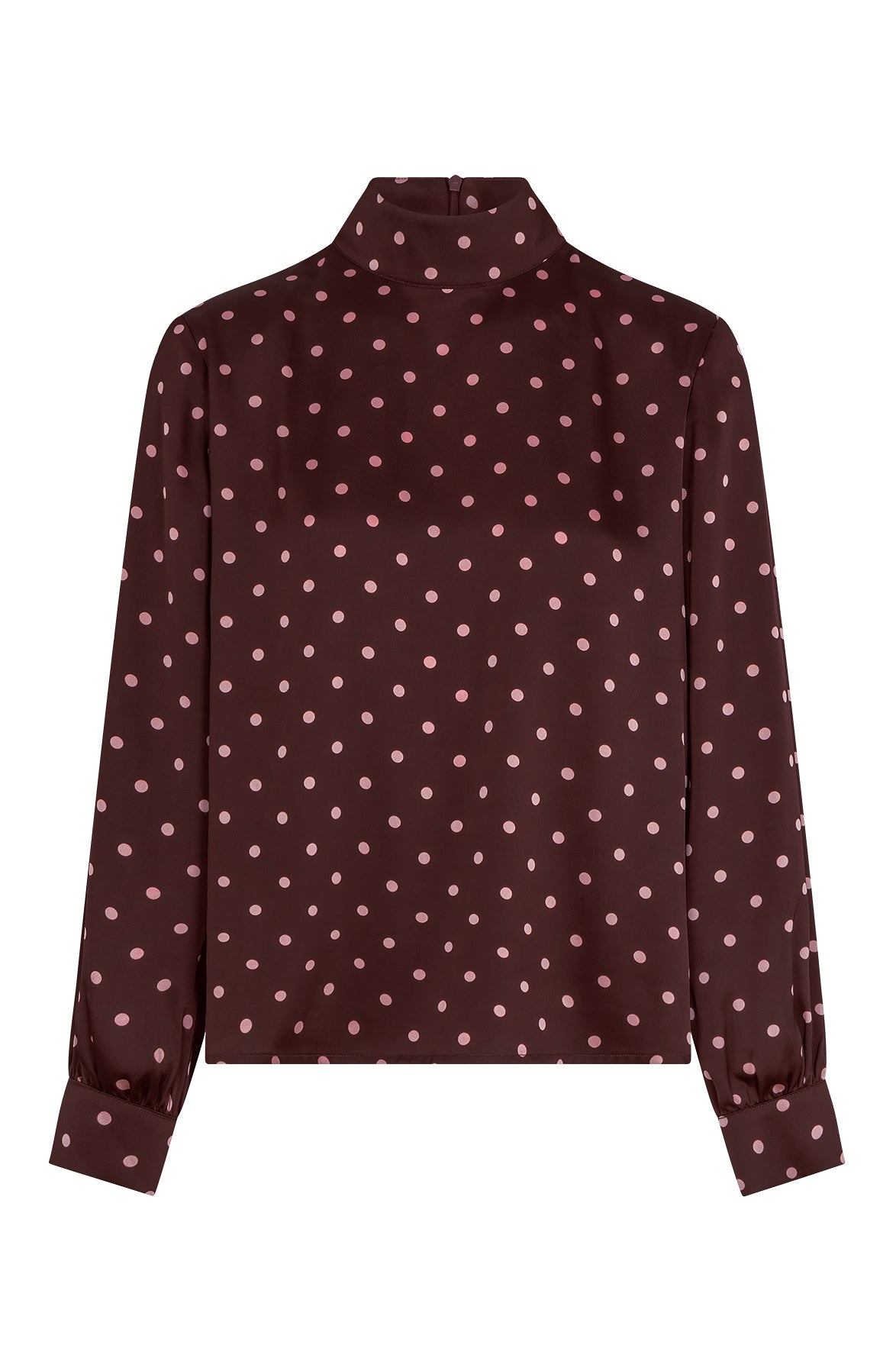 Studio Amaya Selya blouse polkadot bordeaux