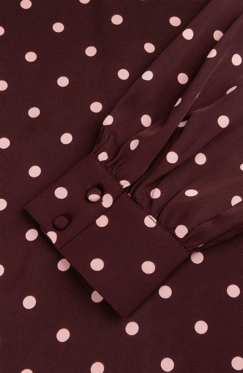Studio Amaya Selya blouse polkadot bordeaux