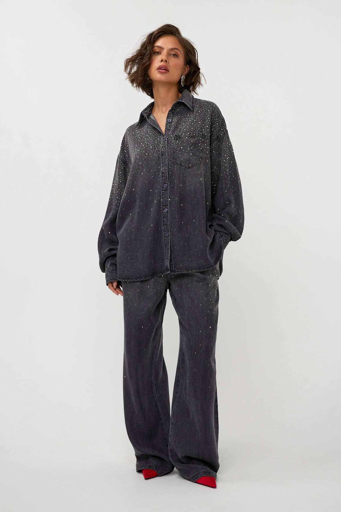 Studio Amaya Vea Blouse black strass
