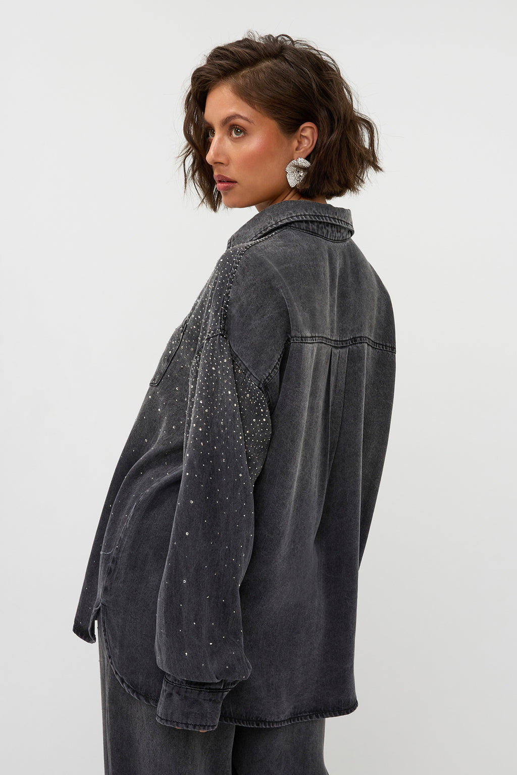 Studio Amaya Vea Blouse black strass