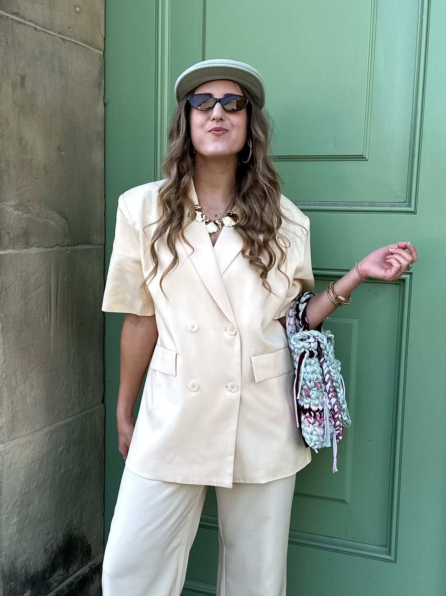 Studio Amaya Fendi blazer beige
