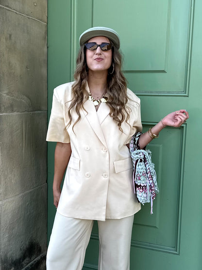 Studio Amaya Fendi blazer beige