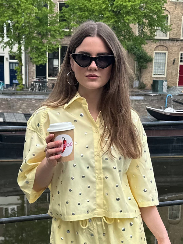 Studio Amaya Mara Blouse butter yellow