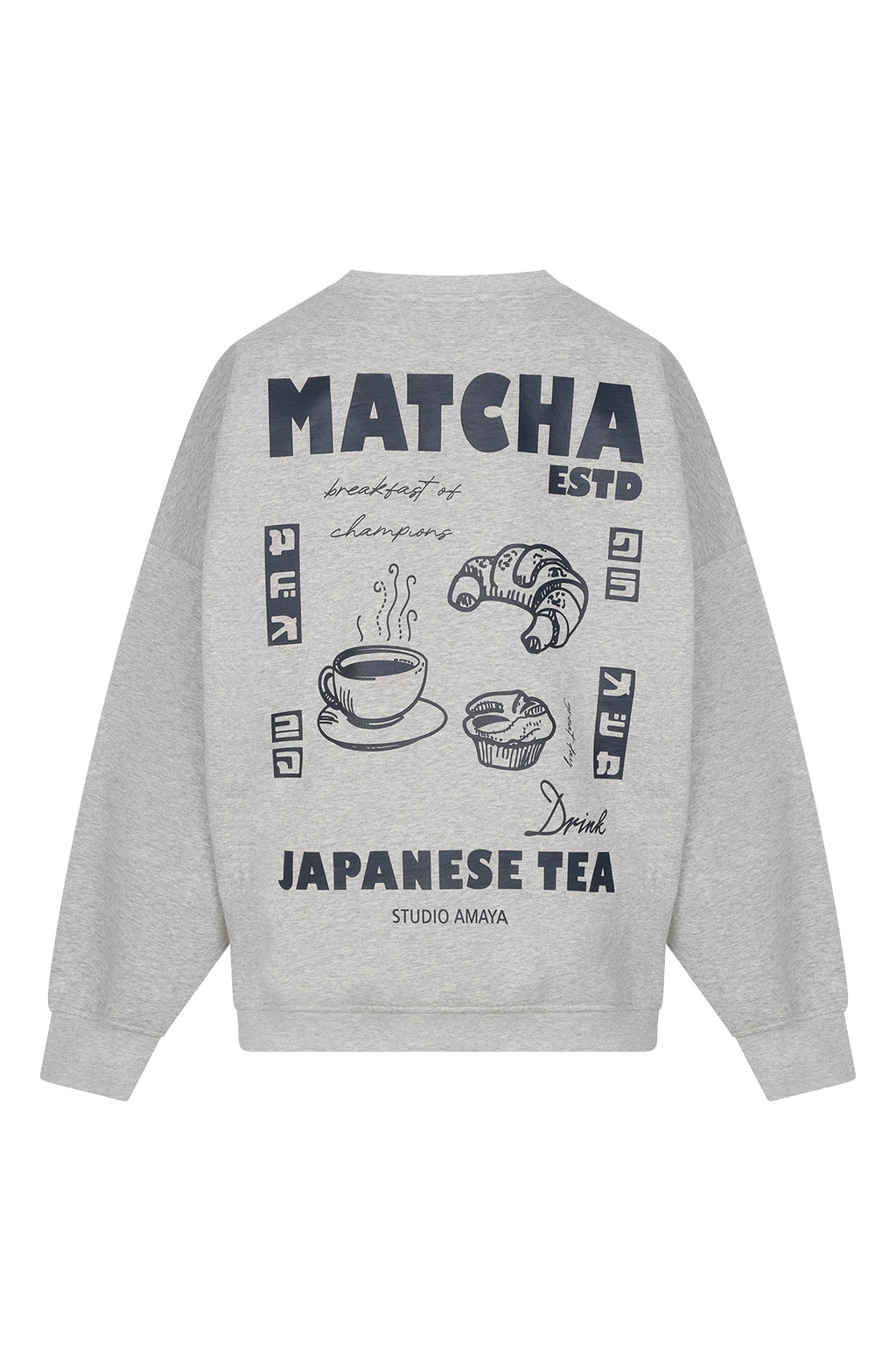 Studio Amaya Matcha sweater grey