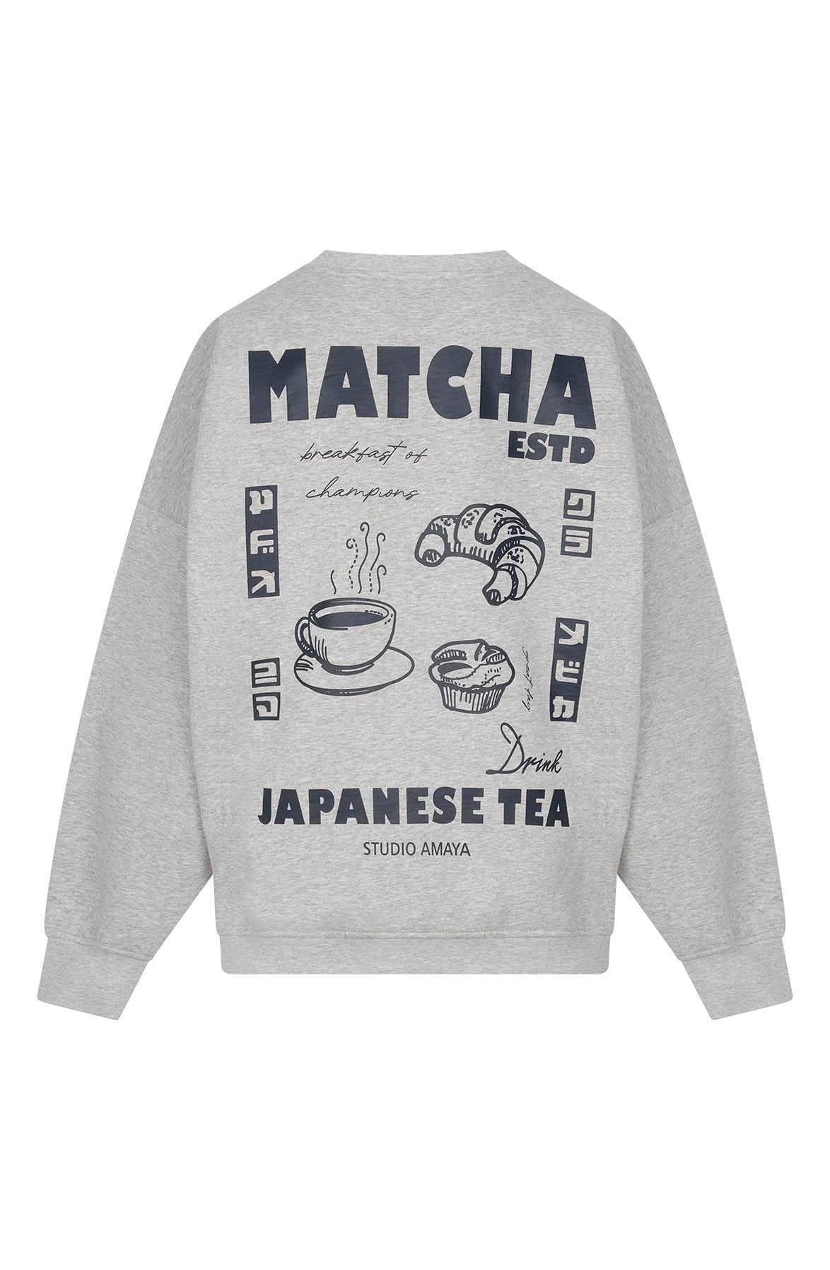 Studio Amaya Matcha sweater grey