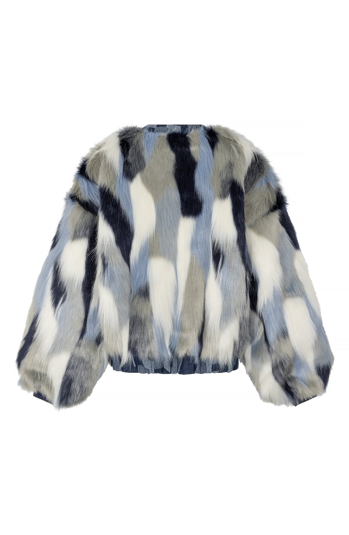 Studio Amaya Spirit Animal Jacket faux-fur blue