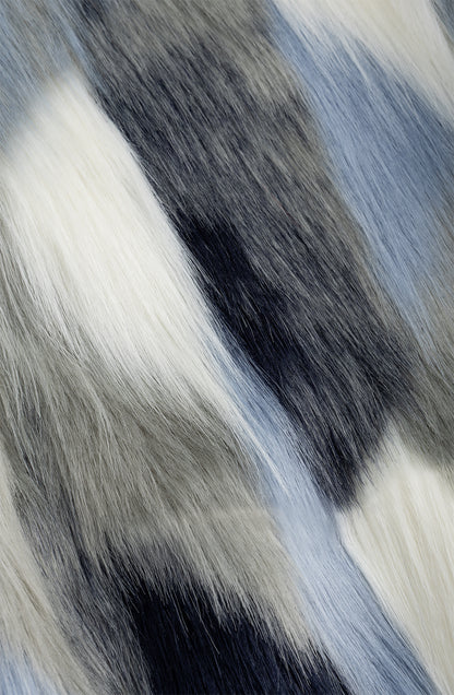 Studio Amaya Spirit Animal Jacket faux-fur blue