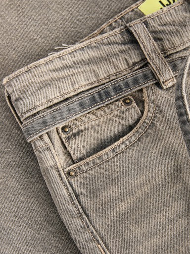 Tokyo Kaia wide leg jeans washed grey