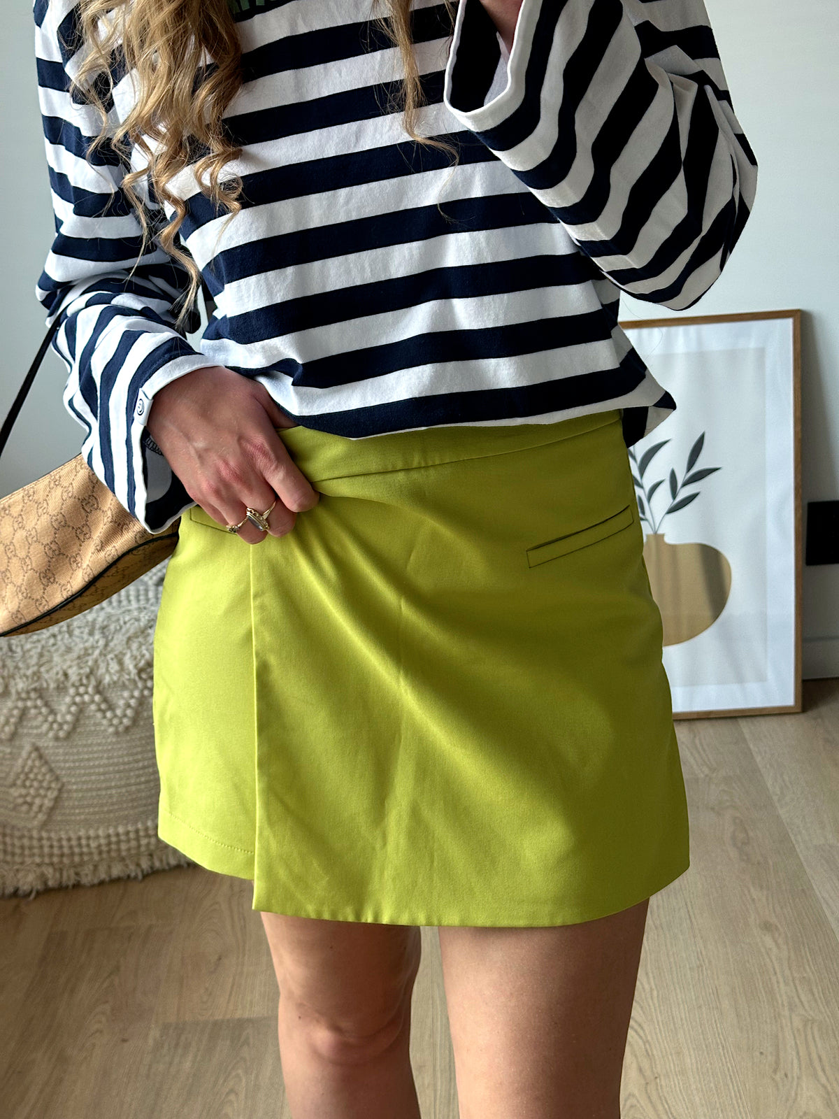 Veronique skort groen
