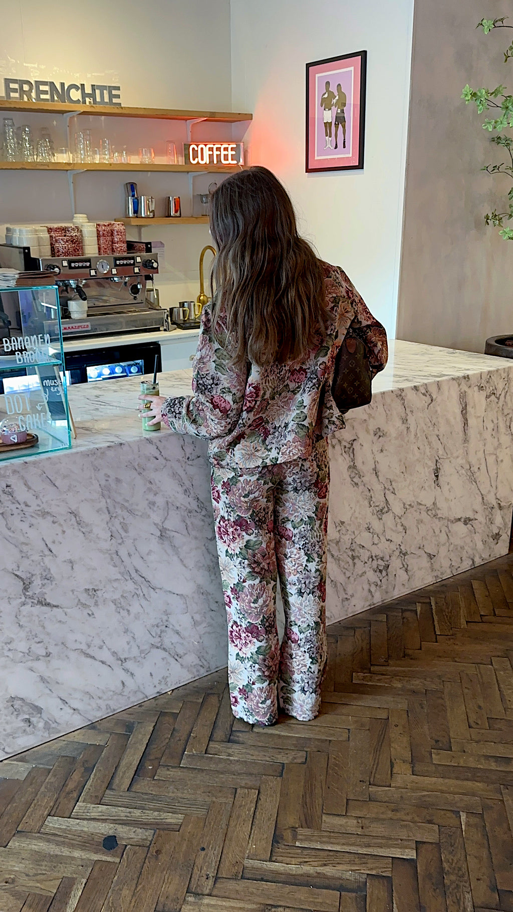 Zoe Julia wide leg broek vintage flowers