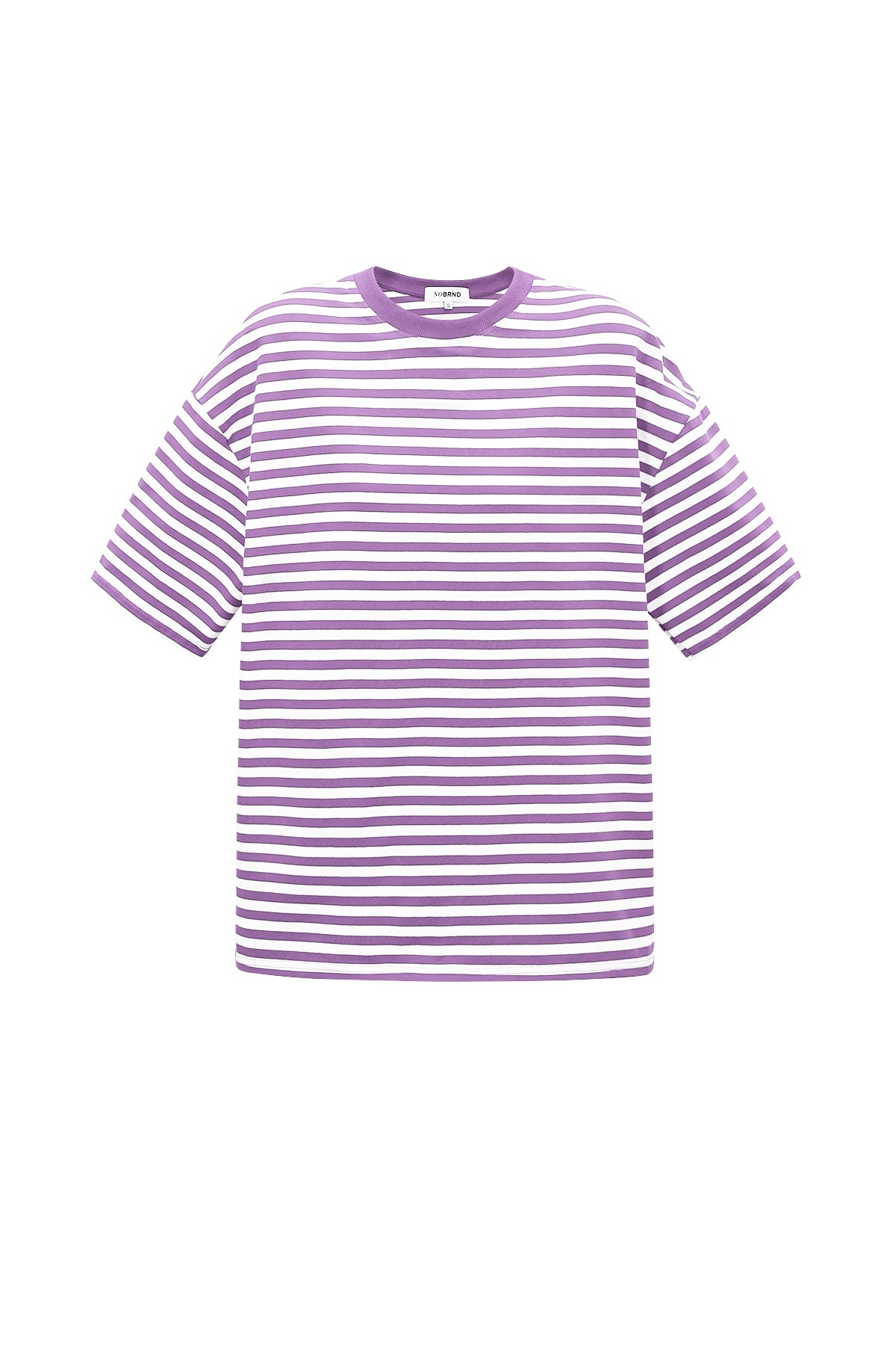 Loes t-shirt met strepen lila