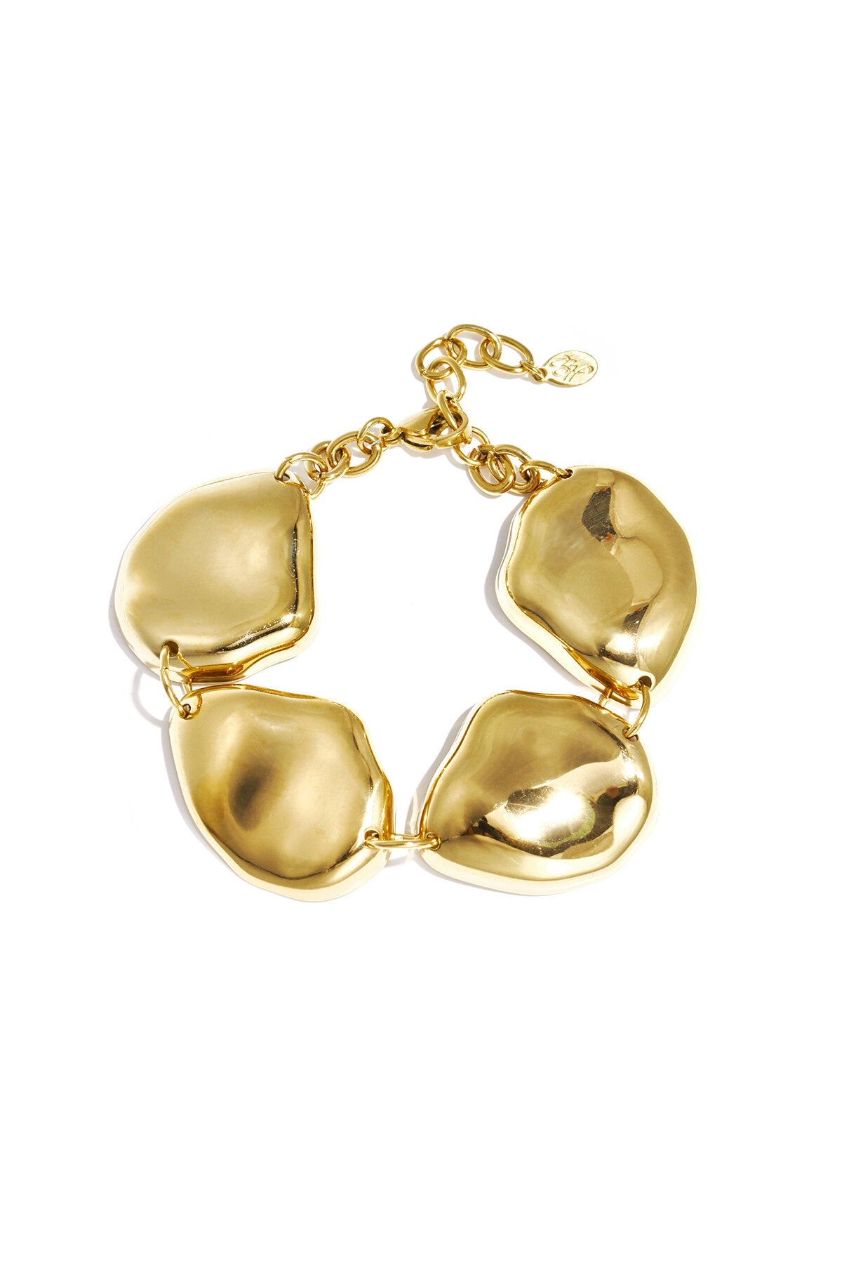 Every teardrop is a waterfall armband met asymmetrical beads