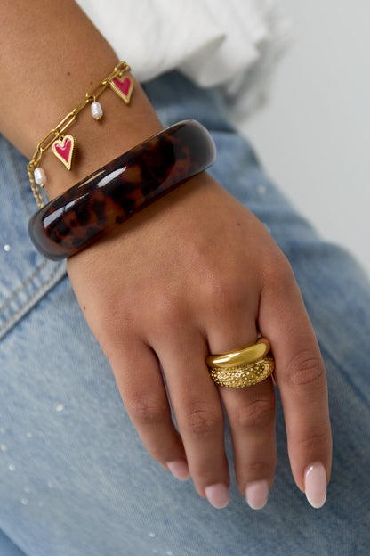 Double trouble statement ring 