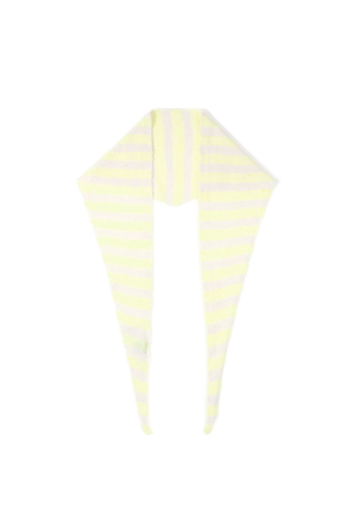 Triangle sjaal stripes grey