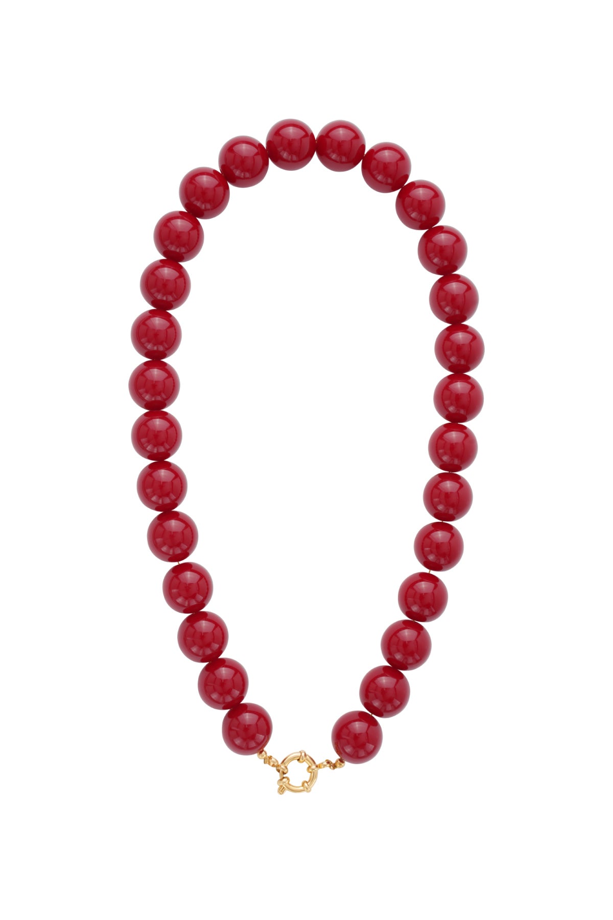 Resin Beaded Necklaces Beads rood